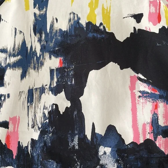 KATE SPADE SATURDAY ATMOSPHERE PRINT SPLATTER PAINT DRESS - Picture 4 of 6